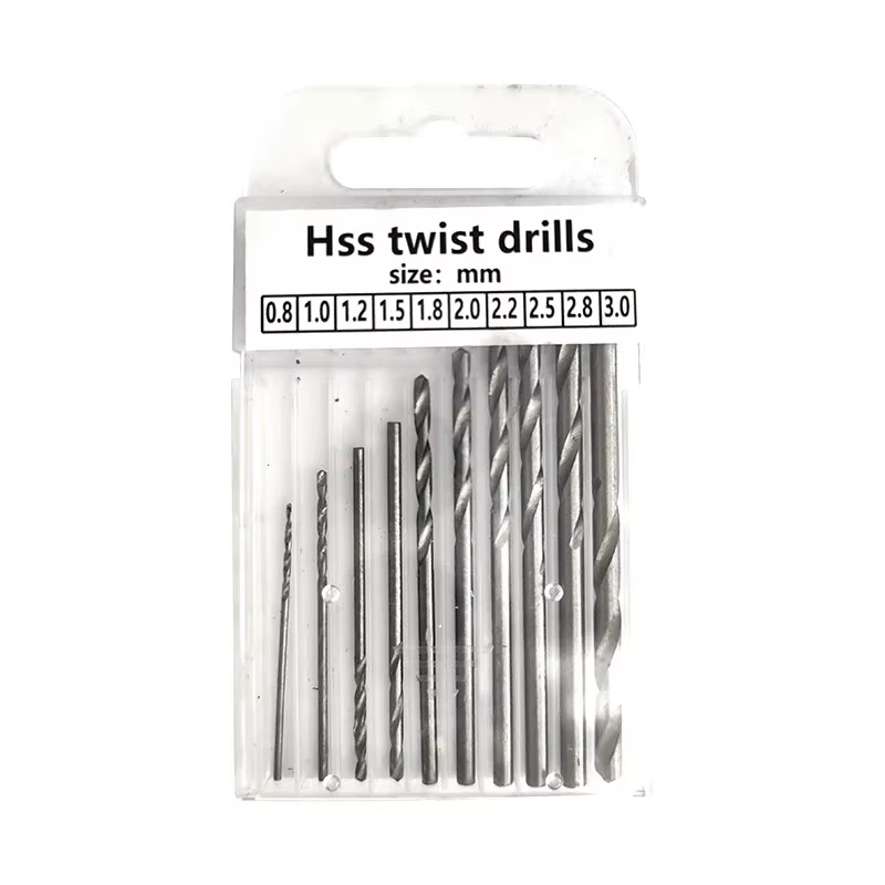 Bleu étendu Semi-automatique 0.5-3mm Main Twist Drill Ambre En Plastique Carte De Forage Outil