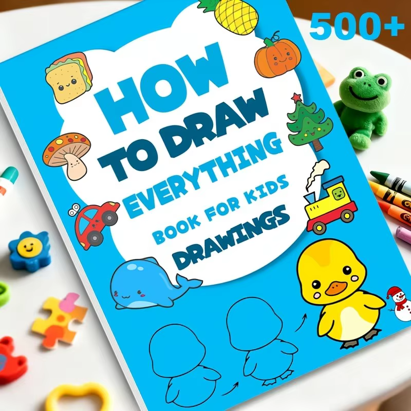 1 livre avec 32 pages sur la façon de dessiner étape par étape, un cours d'art facile à apprendre, un guide d'apprentissage et d'écriture éducative, un guide simple pour les artistes et les amateurs d