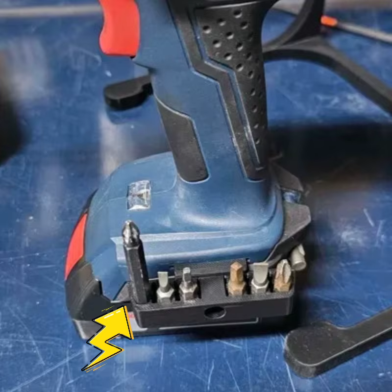 Support de rangement pour embouts de visseuse à percussion
