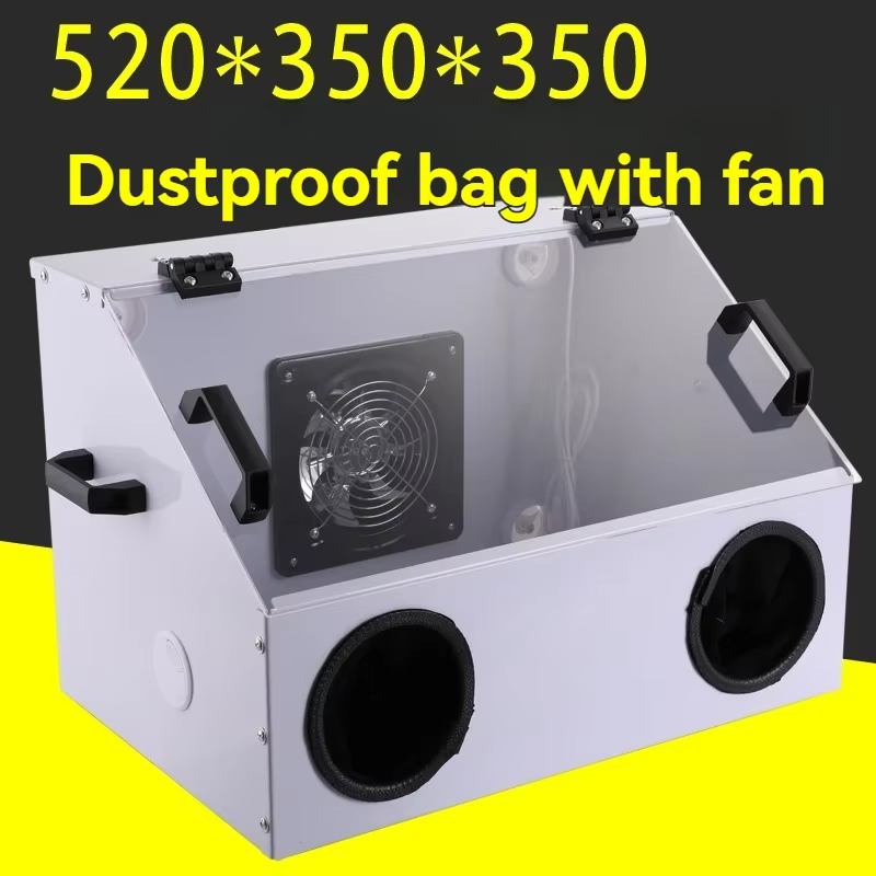Boîte anti-poussière métallique monobloc pour machine de meulage de table