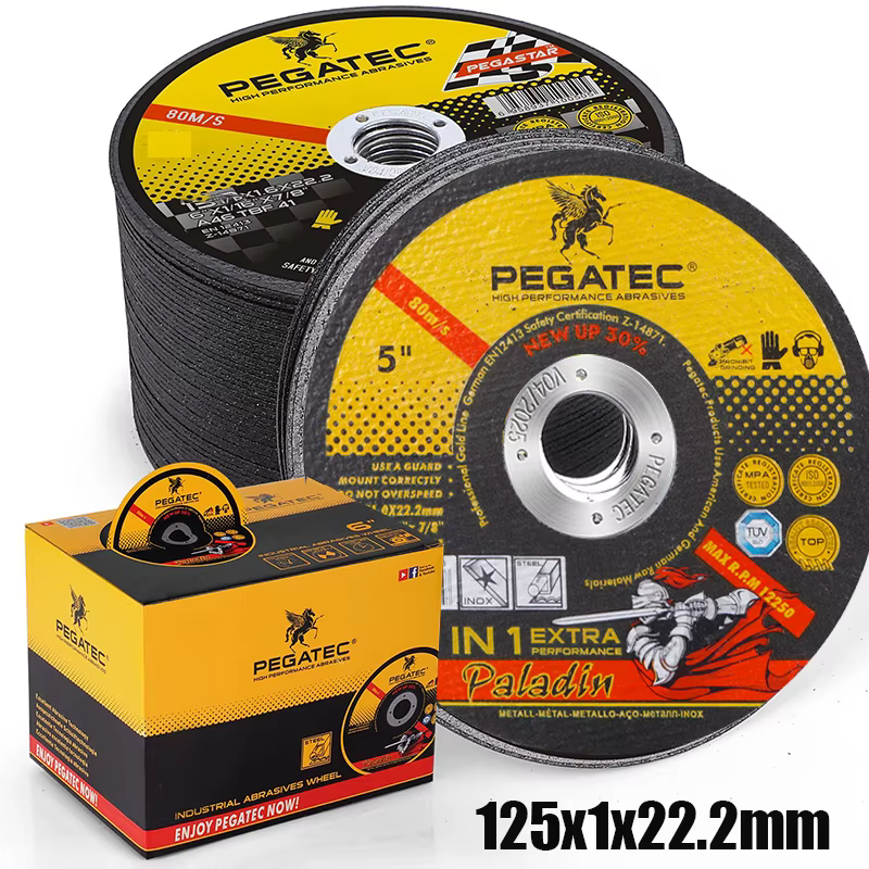 Disques de coupe pour meuleuse d'angle PEGATEC 125 150 mm