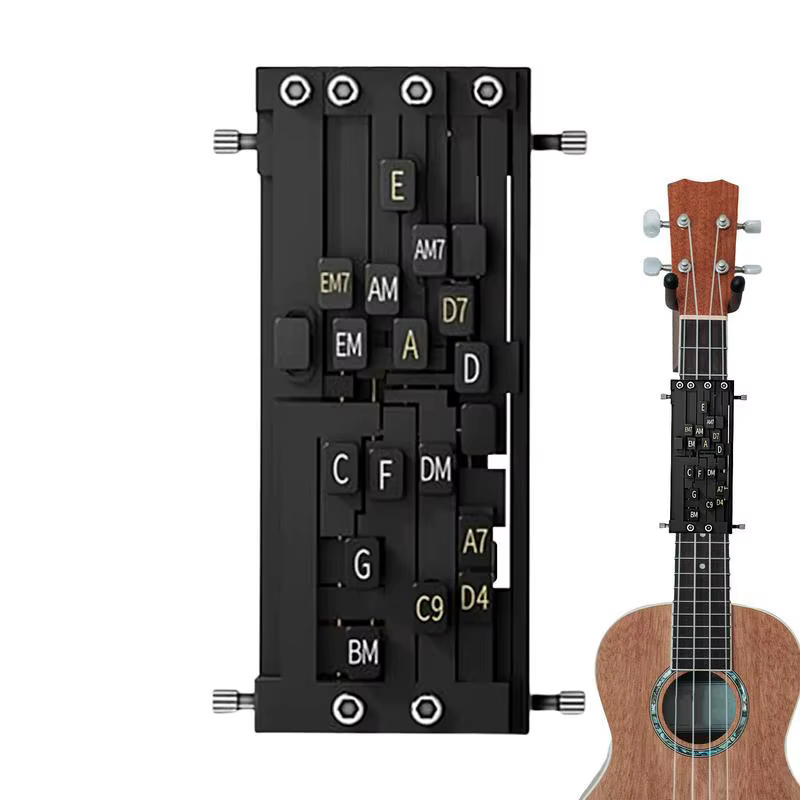 Outil d'apprentissage des accords de guitare, aide à l'apprentissage des accords, entraîneur des accords, système d'apprentissage des accords, accessoires de guitare, entraîneur de guitare