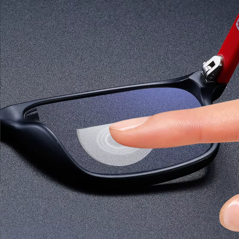 Lunettes de lecture bifocales en Silicone liquide, 2 pièces, lentilles presbytes à coller, grossissement, lentilles bifocales ultralégères réutilisables