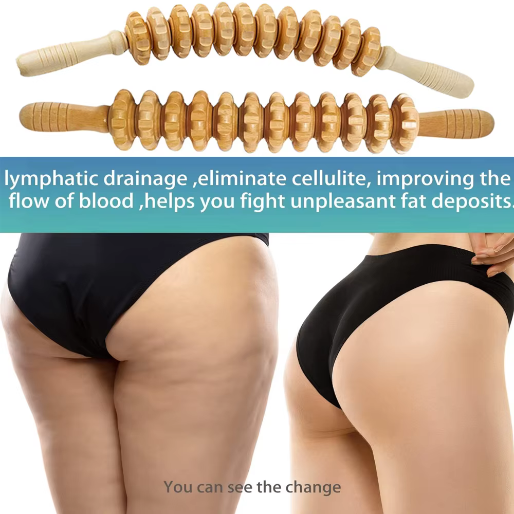 Outils de Massage thérapeutique en bois pour la mise en forme du corps, Drainage lymphatique Anti-Cellulite, Massage professionnel en bois pour la sculpture de la taille