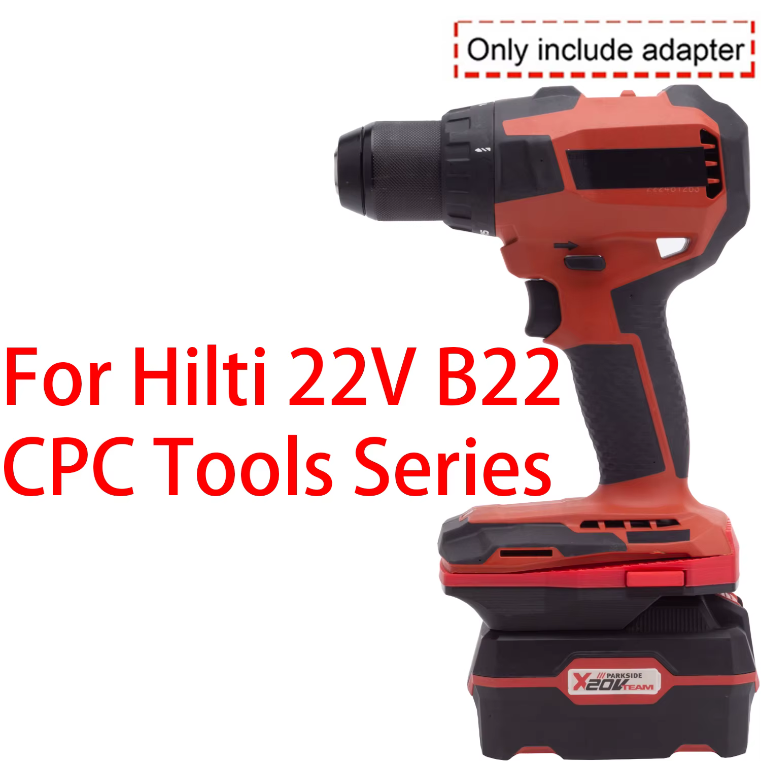 Adaptateur de batterie pour outil Hilti 22V B22 CPC Li-ion vers