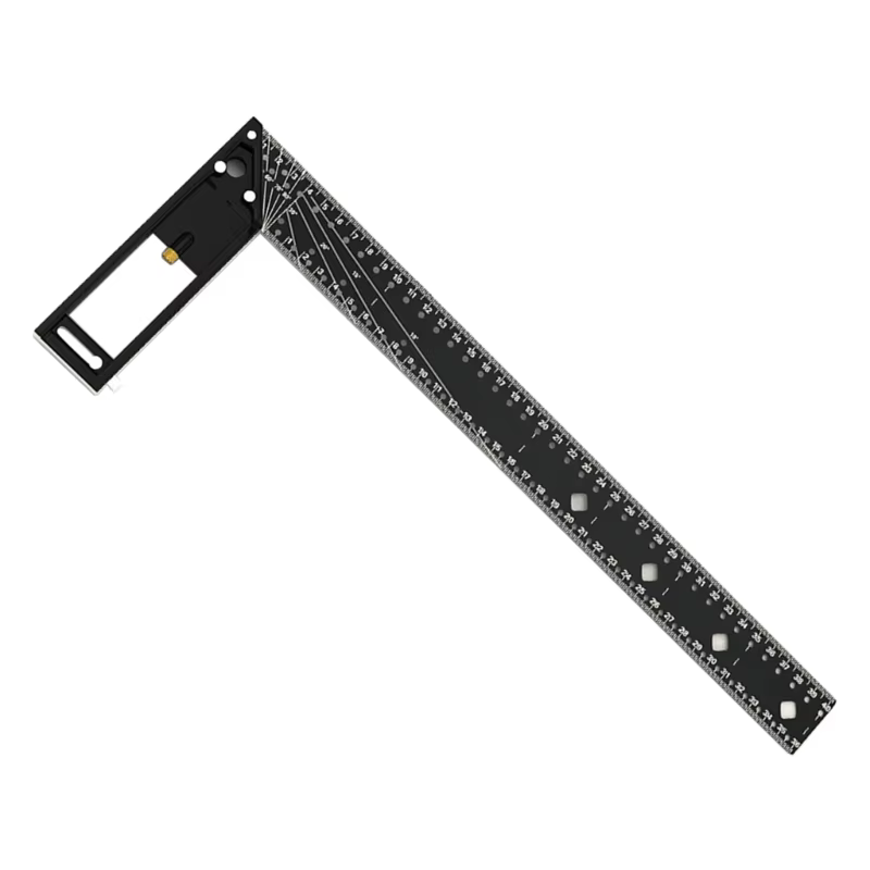 Règle droite carrée en aluminium pour charpentier