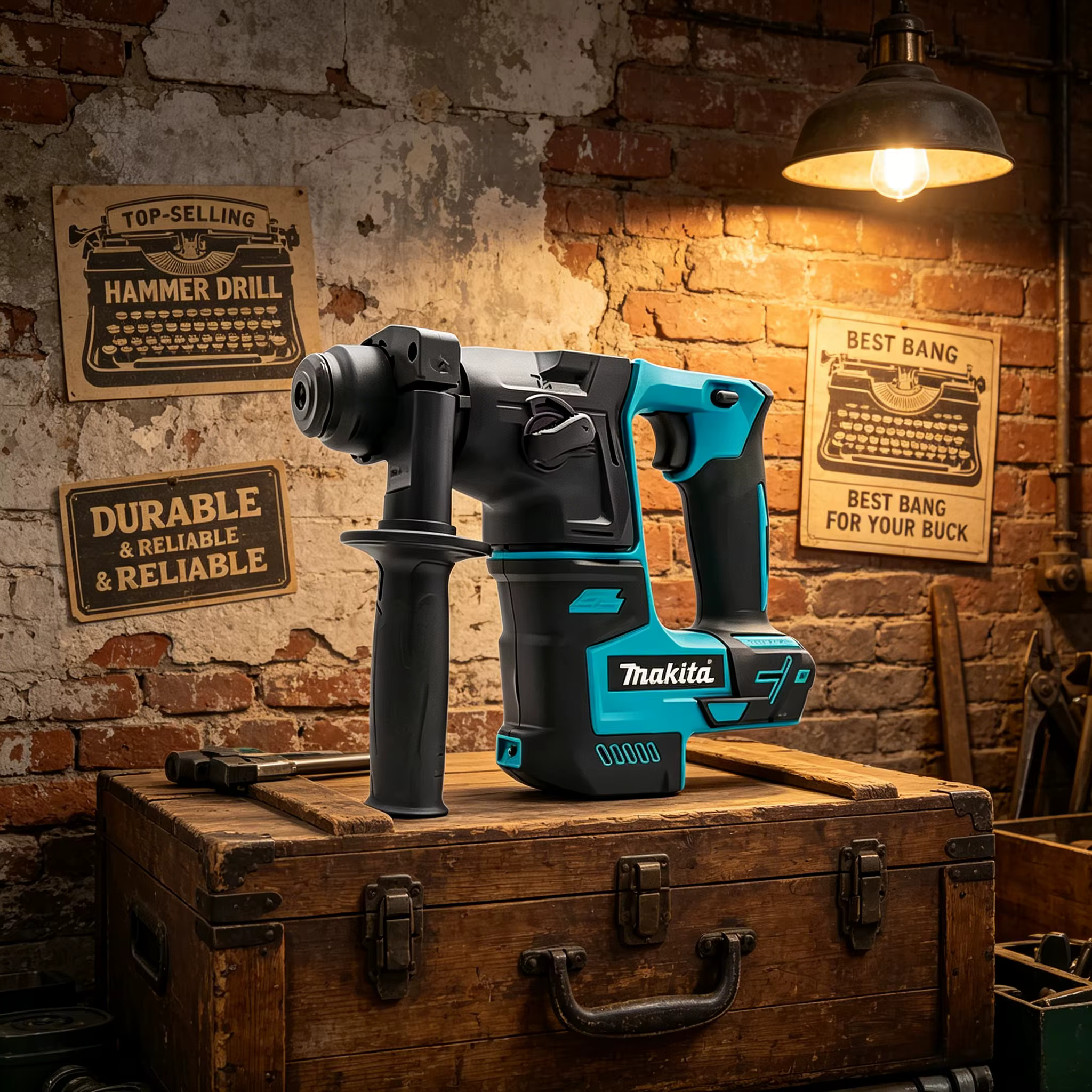 Makita HR140D Perceuse à percussion sans balais originale | Marteau électrique sans fil au lithium 18V (machine