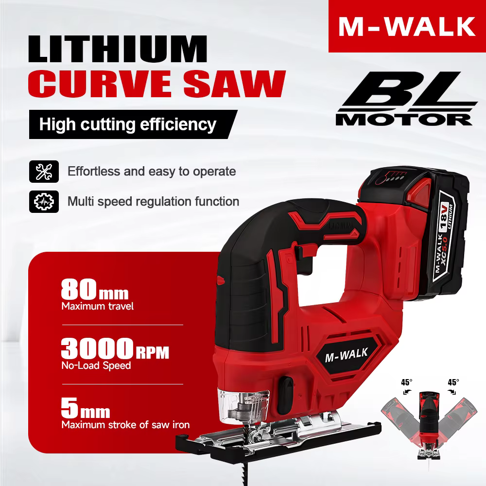 Scie sauteuse électrique sans fil M-WALK 3000 tr/min 750W
