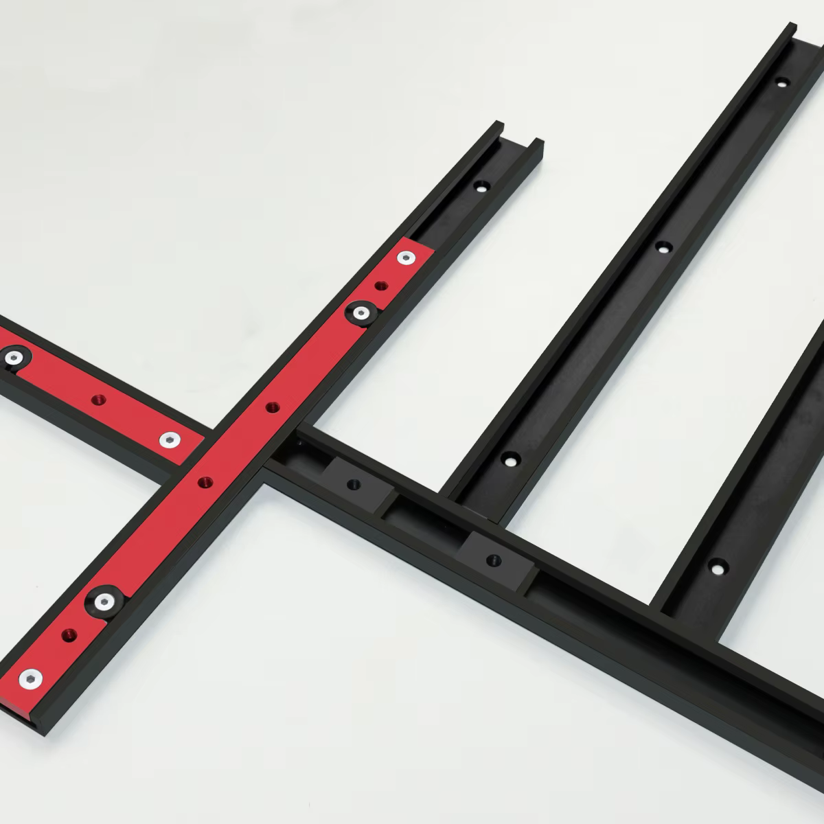 Rail de guidage T30 de 600/800 mm pour outils de menuiserie DIY