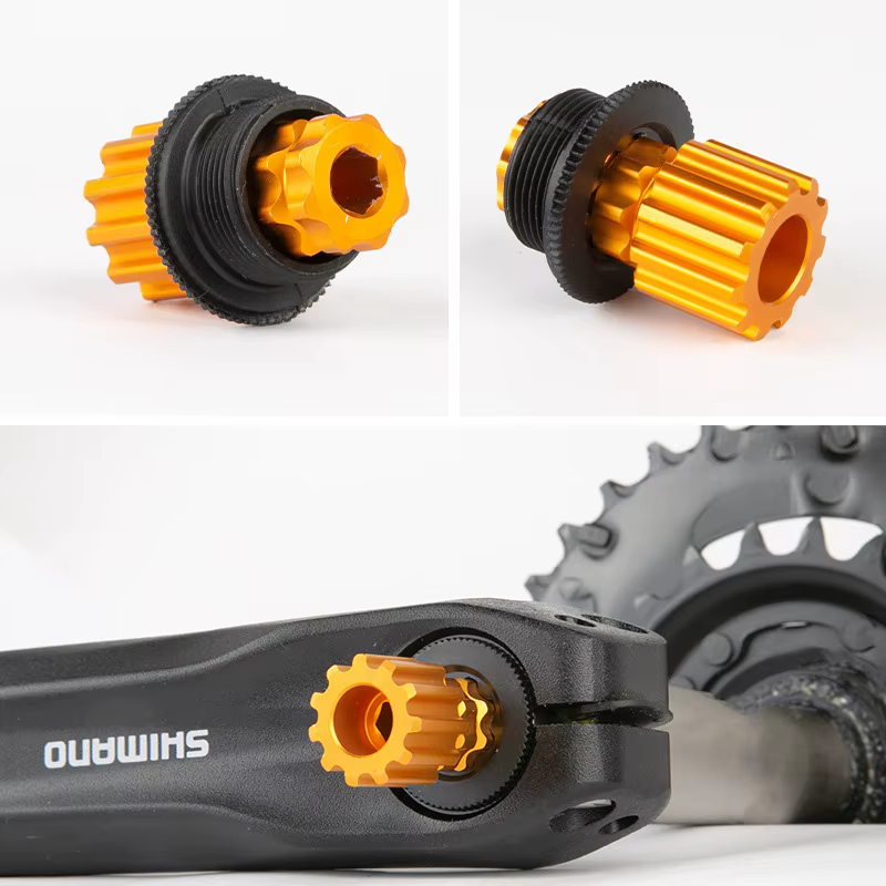 Outil de démontage et d'installation de manivelle de vélo pour Shimano XTR M9100, clé à vis pour couvercle de bras de manivelle de vélo, outils de pédalier de cyclisme