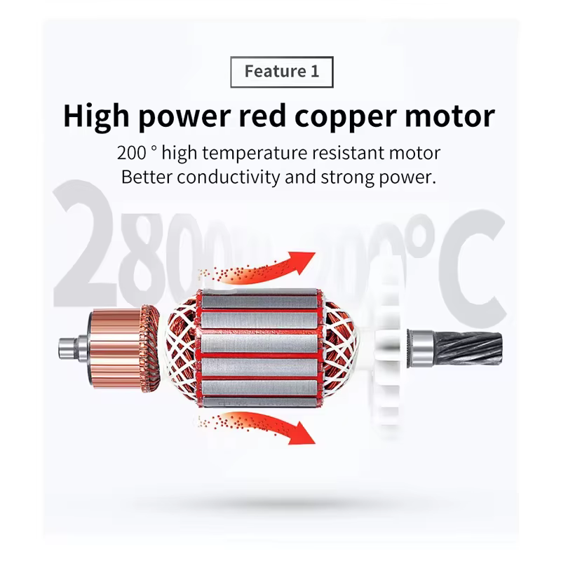 Carotteuse diamantée électrique, 4300W, 2980W, support de perceuse à béton, proposition de couple d'ingénierie à sec