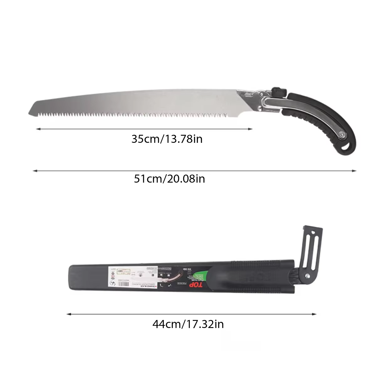 Scie à élaguer pliable robuste