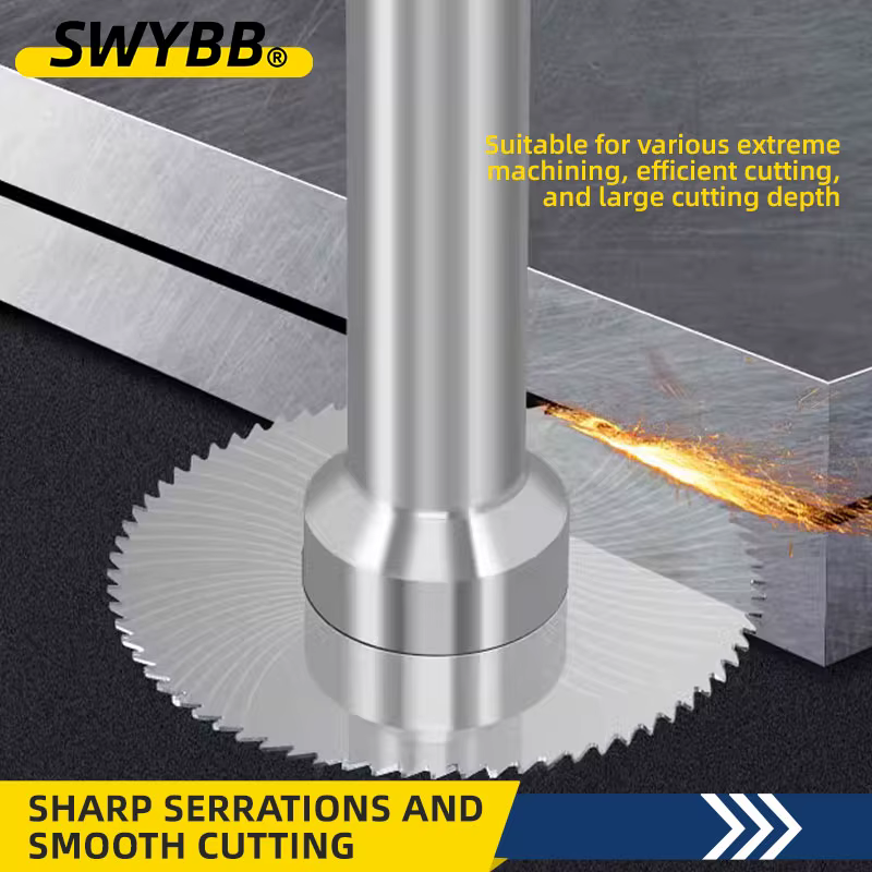 SWYBB scie fraise fente CNC rainurage usinage métal outil de coupe serrure avant 10mm 13mm
