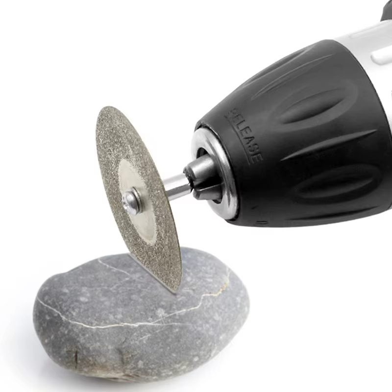 Mini disque de coupe diamant 16-60mm avec mandrin disques diamantés abrasifs pour lames de scie diamantées Dremel