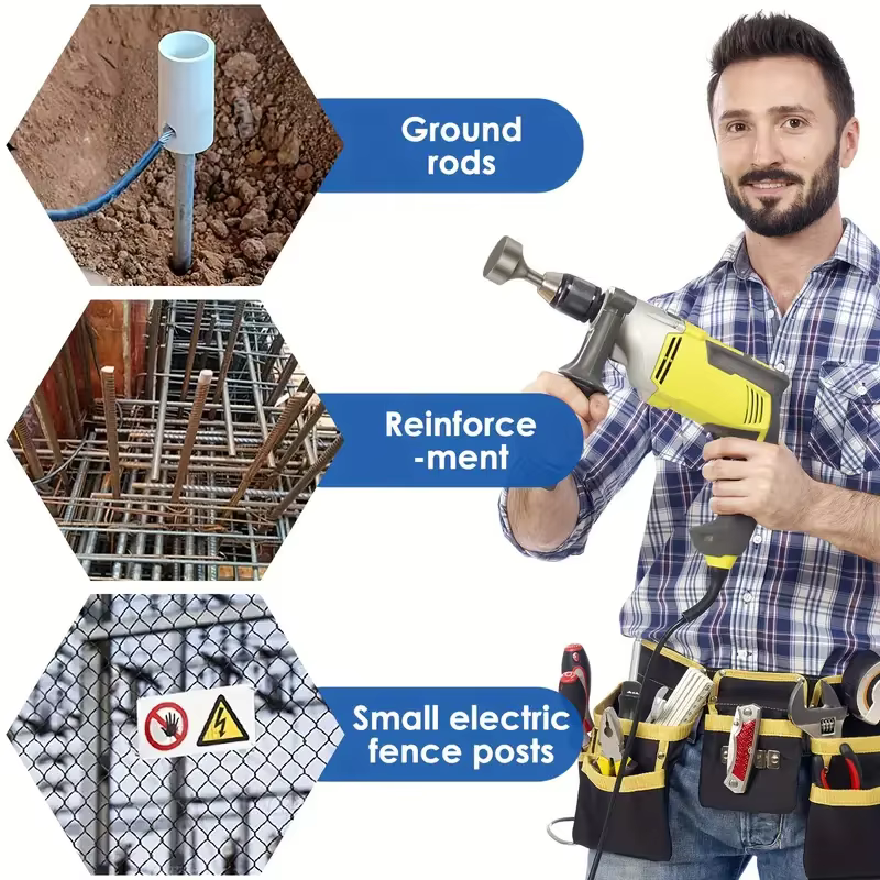 Mèche de forage SDS Plus pour piquet de terre