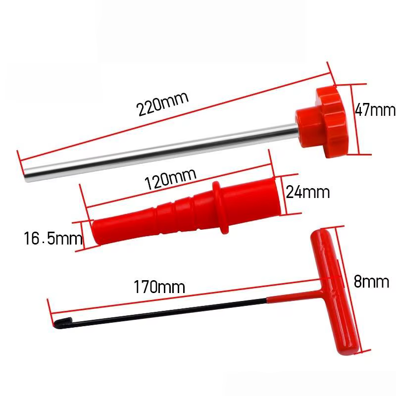 Kit d'outils de remplacement rapide pour la réparation des valves de pneus fuyantes dans les voitures – 1 ensemble d'outils de remplacement rapide du noyau de valve de pneu