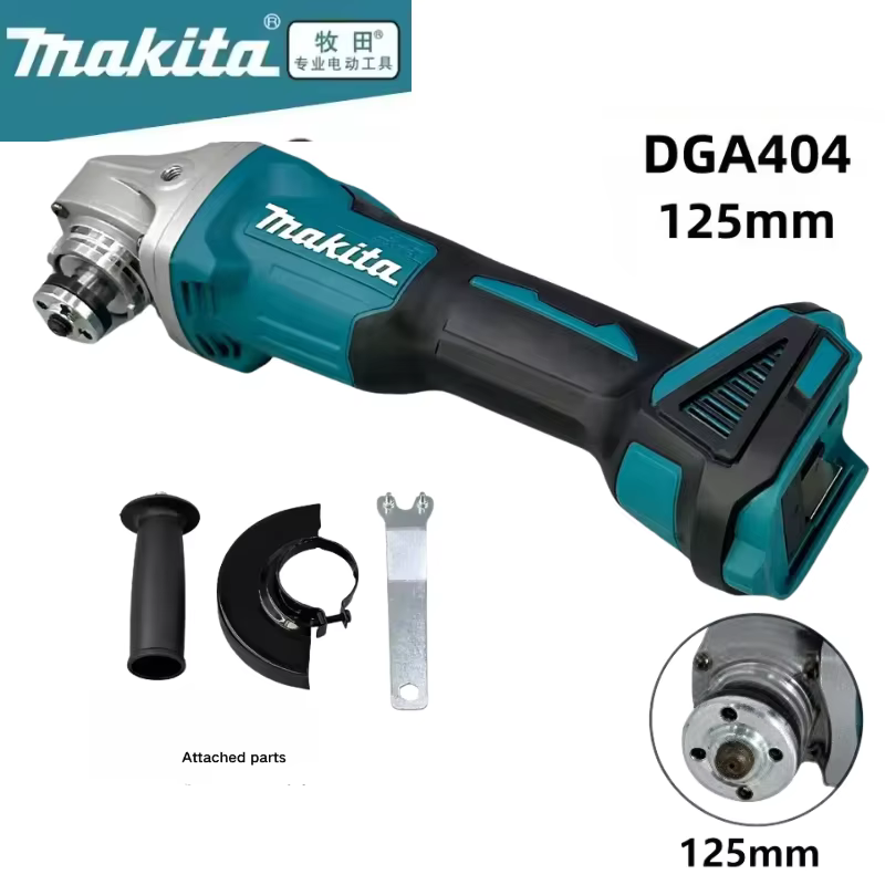 Meuleuse d'angle sans fil MachitaDGA404 125 mm à batterie lithium-ion pour découpe et meulage