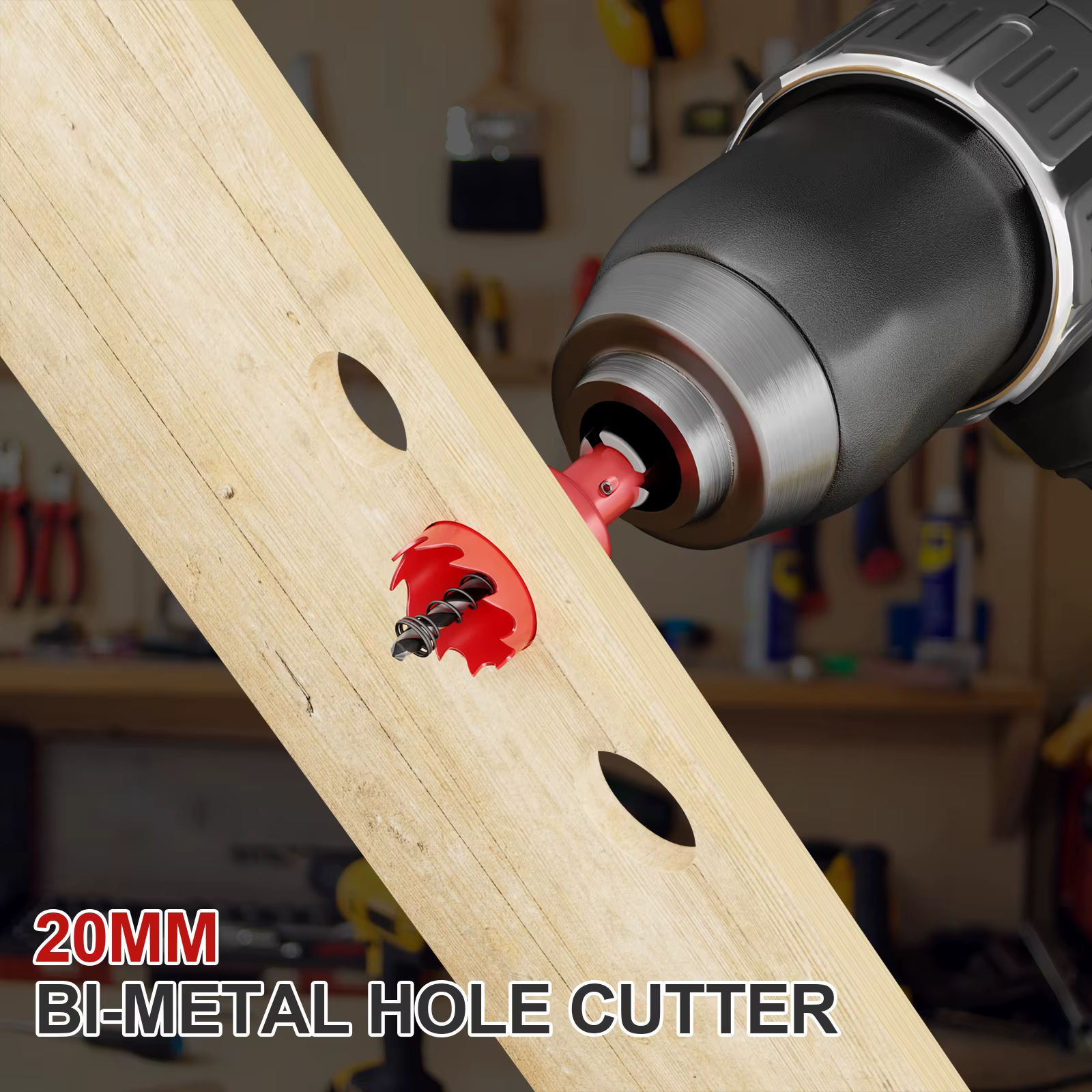 Foret de scie cloche réglable M42 20mm-200mm
