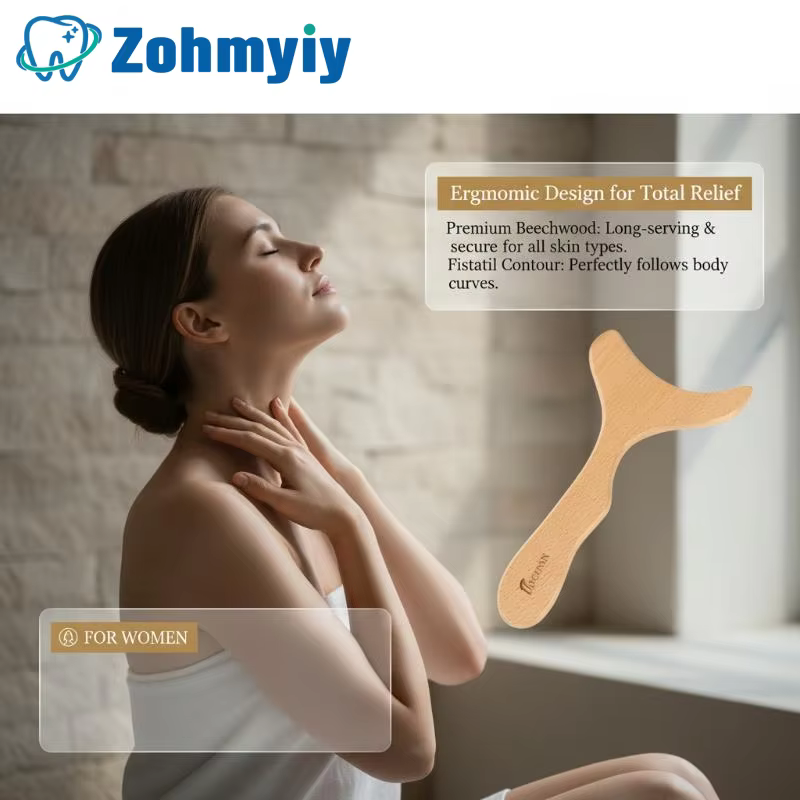 Outils de massage en bois Gua Sha, masseur lymphatique en bois, outil de sculpture corporelle, outil de modelage et de mise en forme du corps