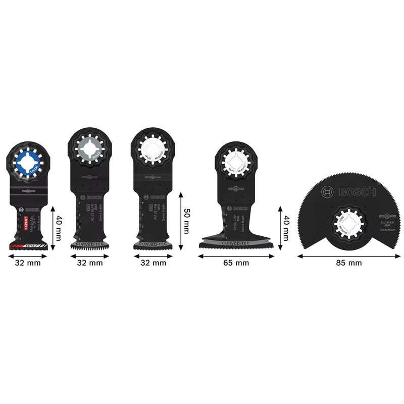 BOSCH 2608669092 Ensemble de lames multi-outils Starlock professionnel