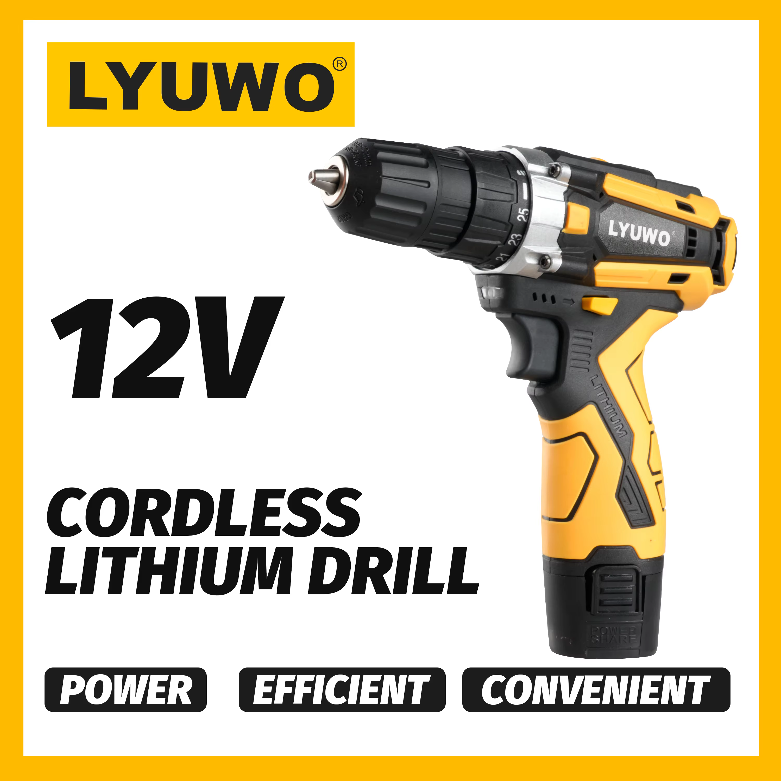 CircuWO-Perceuse électrique sans fil 12V