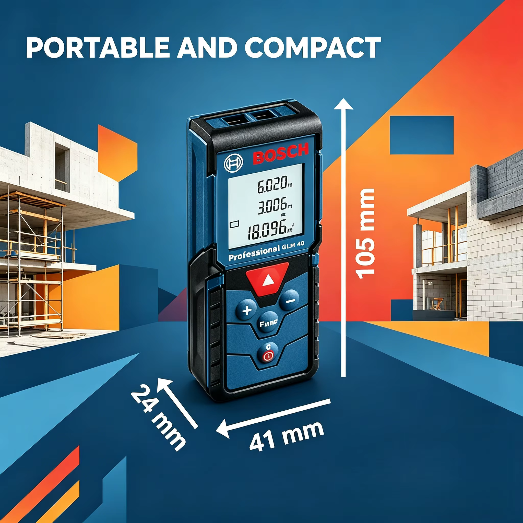 Télémètre laser numérique BOSCH GLM 4000