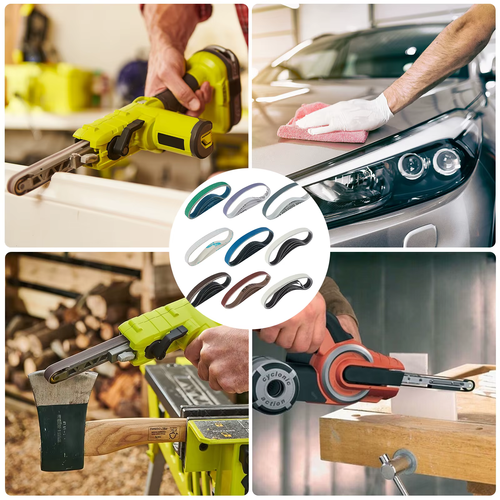 Outils de ponceuse à bande de grain 40 à 5000