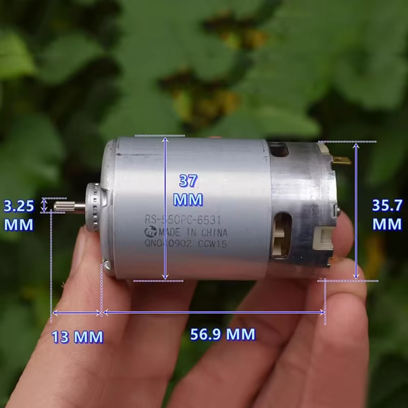 Moteur Mabuchi RS-550PC-6531 Mini 550 DC 18V 23500 tr/min