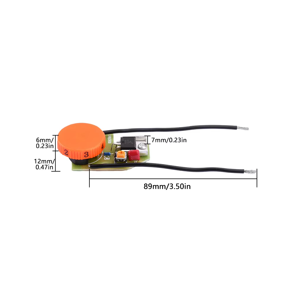 Interrupteur de meuleuse d'angle 250V 12a