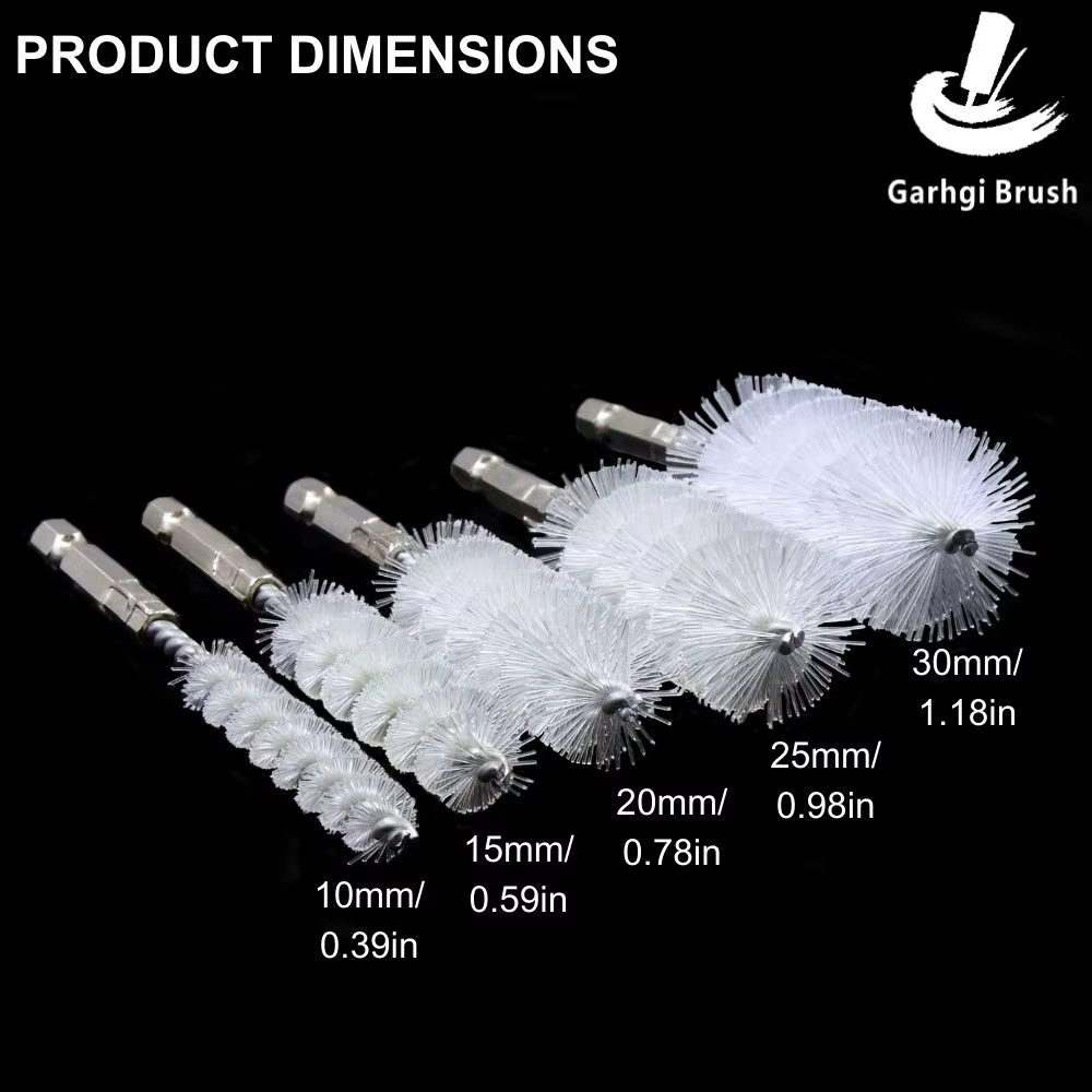 Brosse métallique multifonctionnelle en nylon pour outils électriques