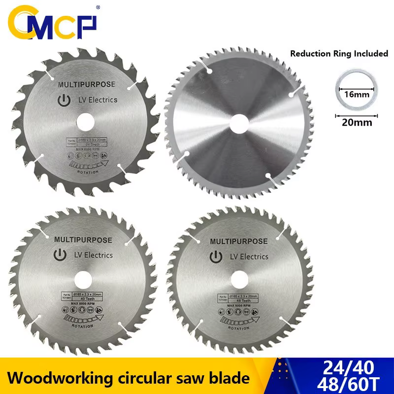 Lame de scie circulaire TCT CMCP 165 mm 24/40/48/60T
