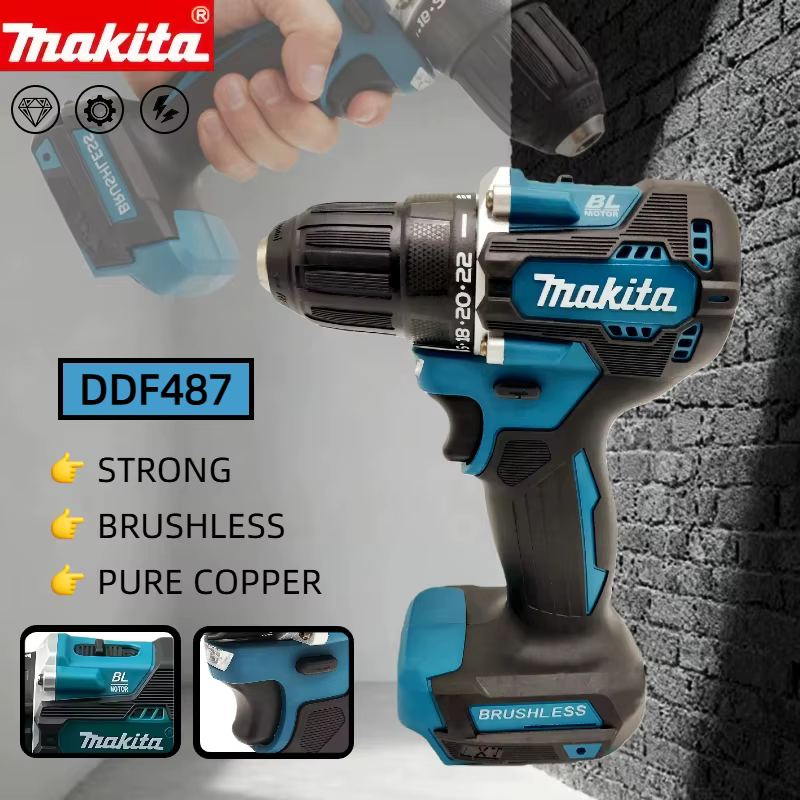 Perceuse à percussion sans fil Makita DDF487 18V