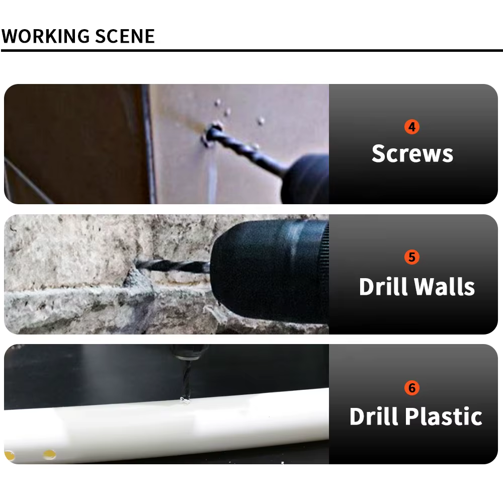 Outils électriques professionnels : perceuse et visseuse à chocs sans fil 21 V pour travaux de bricolage