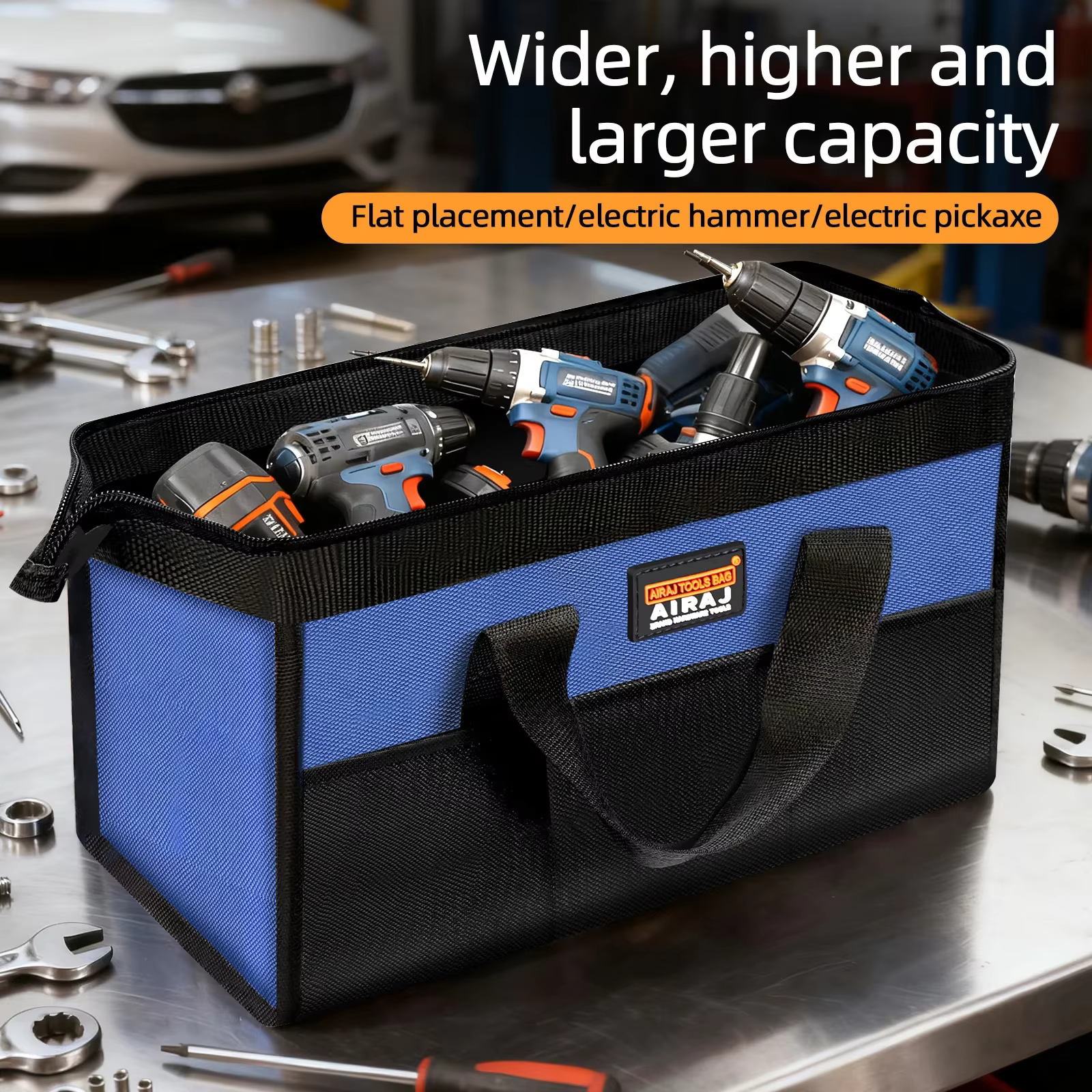 AIRAJ sac à outils pochette à outils de construction robuste Portable