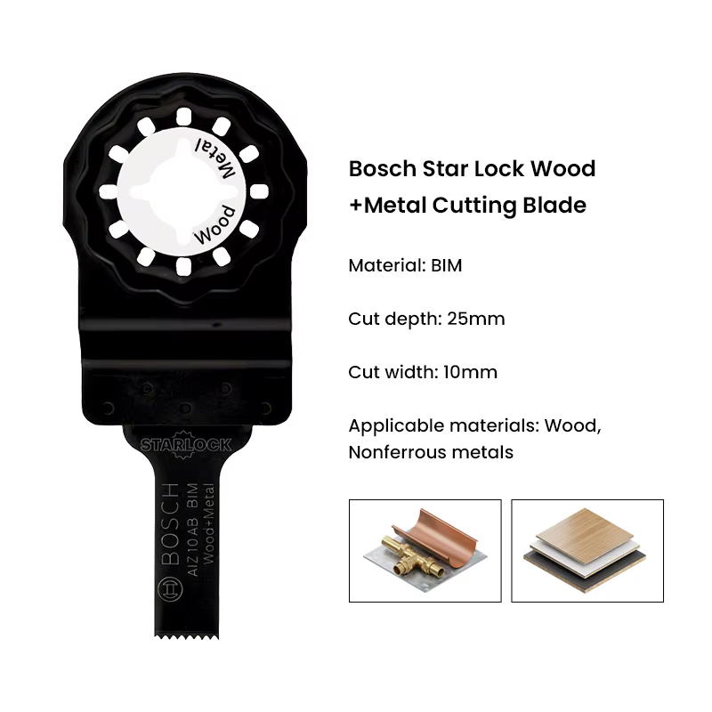Bosch-Lame de Scie Oscillante Starlock AIZ 10 AB