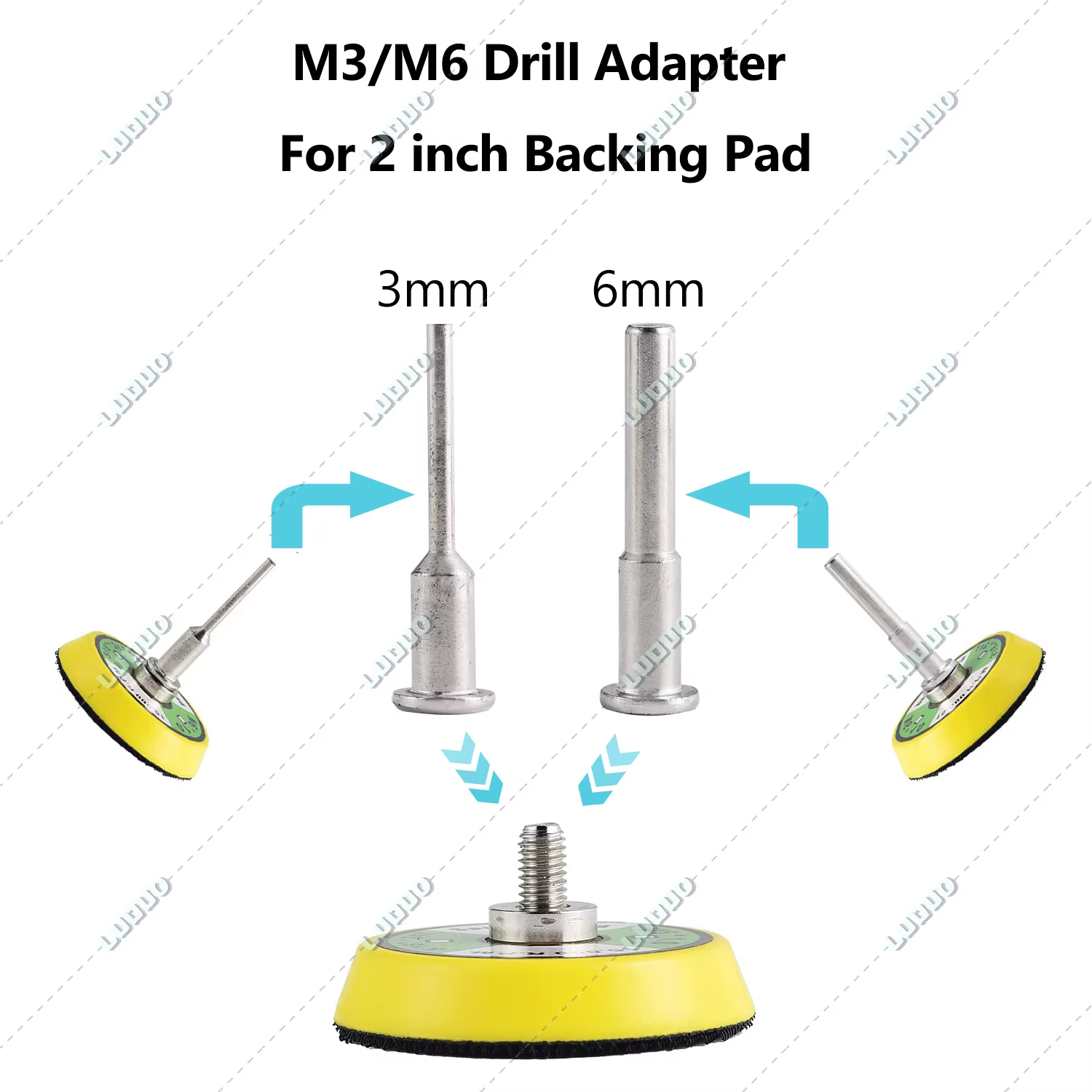 Adaptateur de perceuse M3 M6 M10 M14