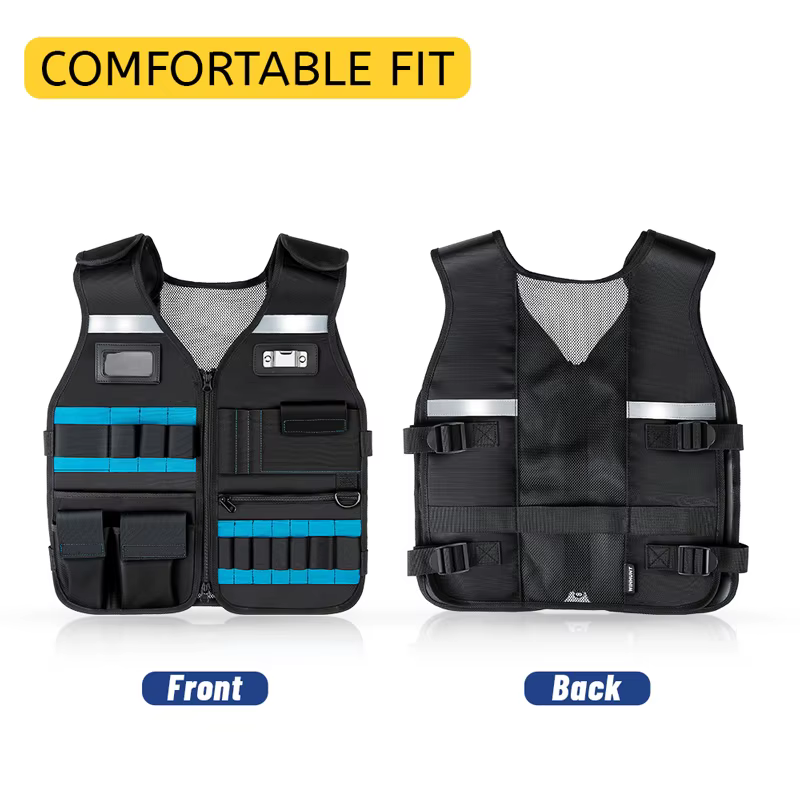 Sac à outils, gilet à outils électricien