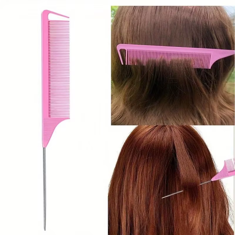 Ensemble d'outils pour boucles de cheveux, 2 pièces, tresse française, peigne à queue de Rat, 1 pièce, bandes élastiques en caoutchouc, dissolvant de coupe, 4/5 pièces/ensemble
