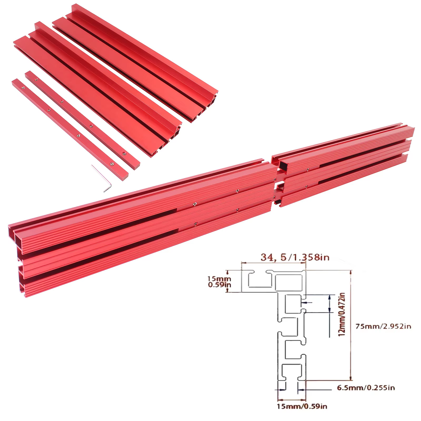 1 ensemble de clôture d'épissure de 80cm avec bandes de connexion