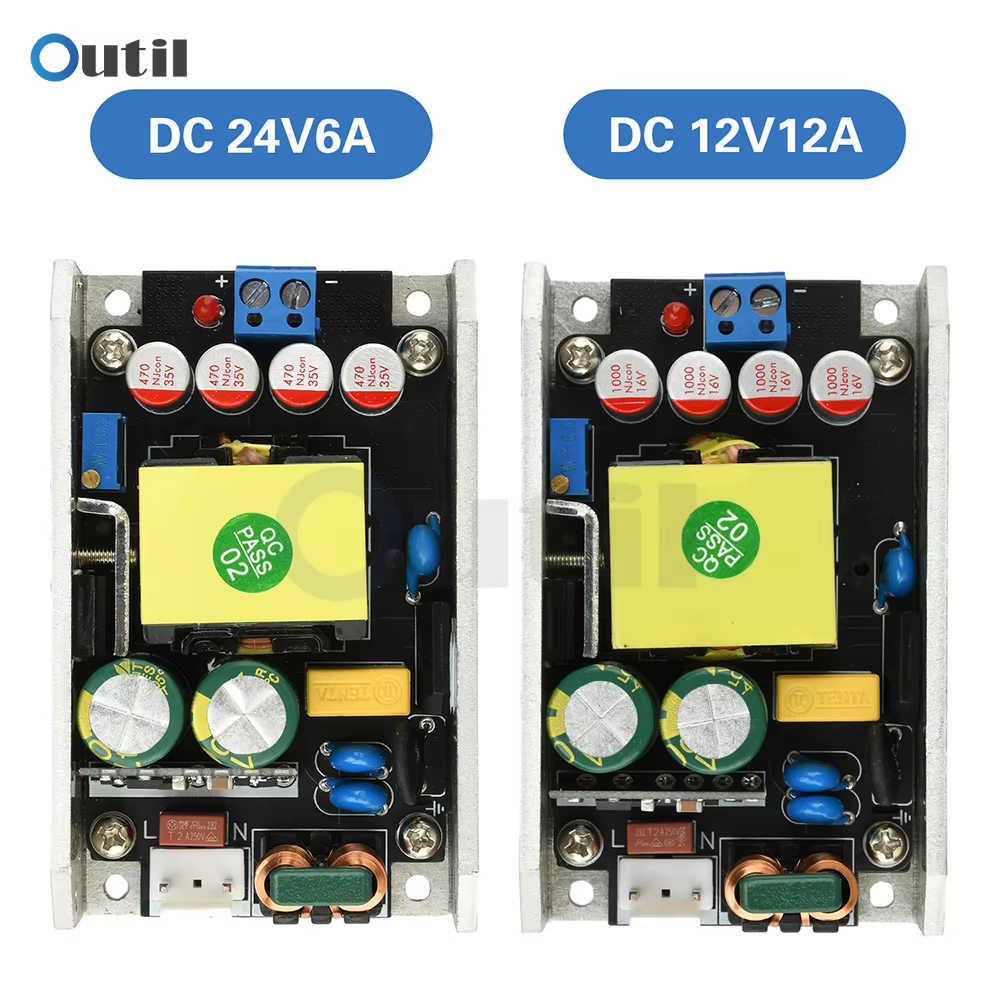 Carte d'alimentation universelle 150W avec GaN AC 170-265V à DC 24V 6A 12V 12A pour éclairage industriel/LED/maison intelligente/outils électriques