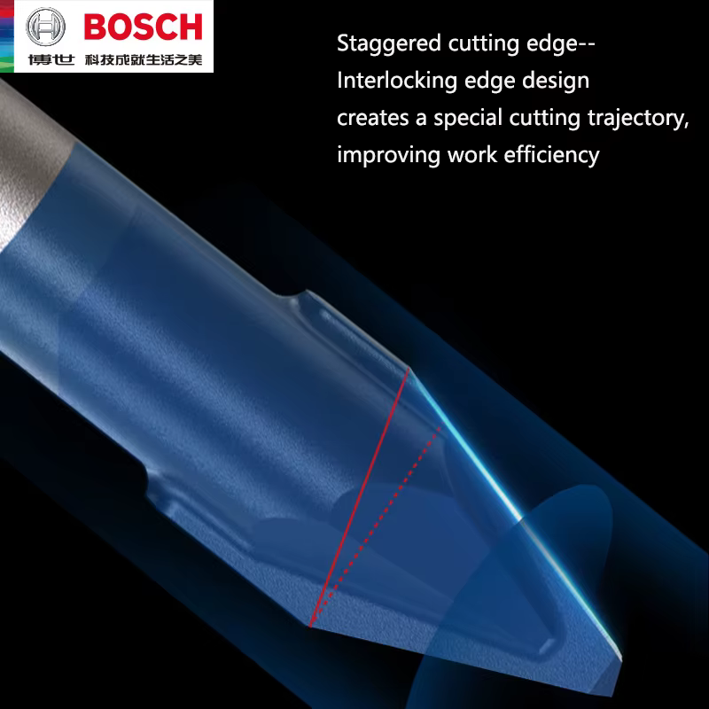 Forets en céramique dure BOSCH Hex-9 EXPERT Small Blue Arrow pour le perçage de marbre