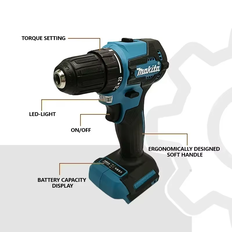 Makita DDF485 Perceuse à percussion compacte sans fil 18V