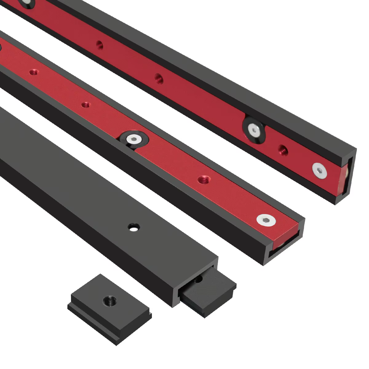 Rail de guidage T30 de 600/800 mm pour outils de menuiserie DIY