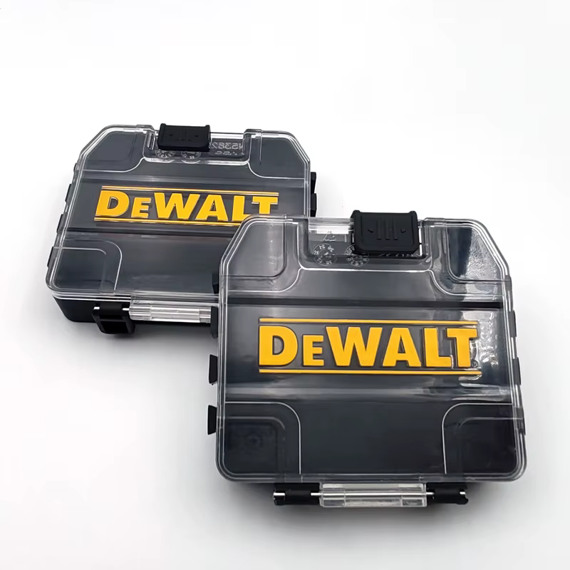 DEWALT Original TSTAK noir petit/moyen outil accessoires boîte de rangement ensemble en plastique robuste