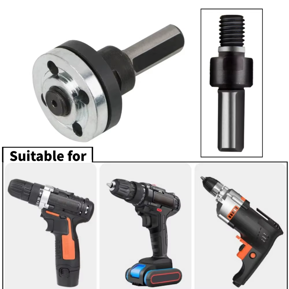 Adaptateur de tige de connexion pour perceuse électrique 10 mm vers meuleuse d'angle