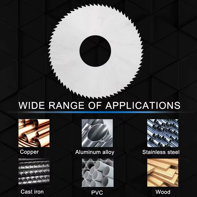 Lame de Scie Circulaire en Acier HSS pour Fraisage CNC