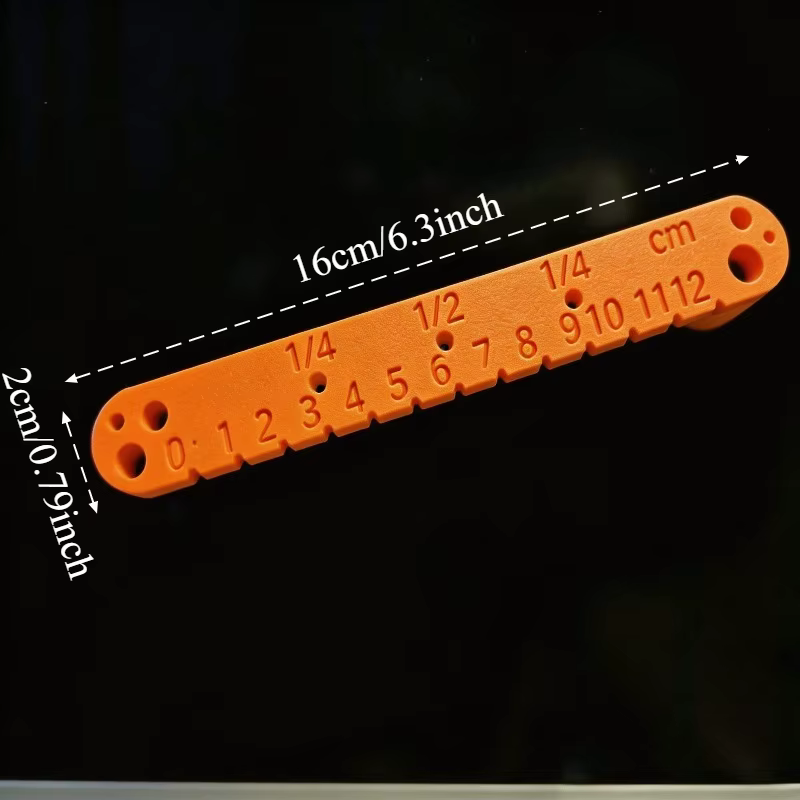 Jauge de précision pour le travail du bois : guide de traçage et de perçage pour une largeur de 120 mm