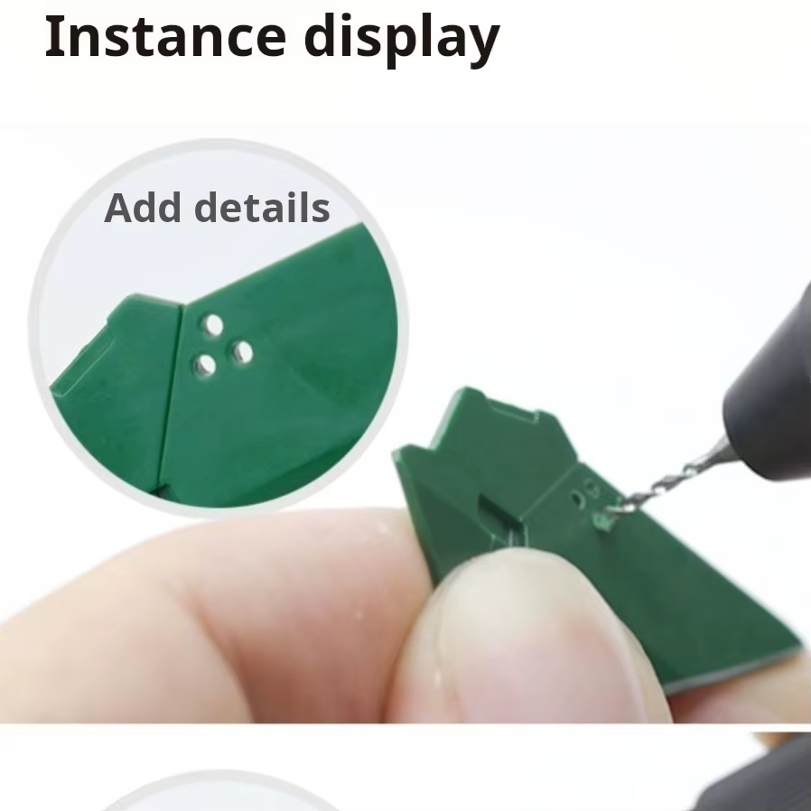 RAYSTUDIO RHD-01 perceuse à main de cabine pour Gundam modèle militaire outil de fabrication 0.1 ~ 3.2mm foret artisanat forage passe-temps outils de bricolage