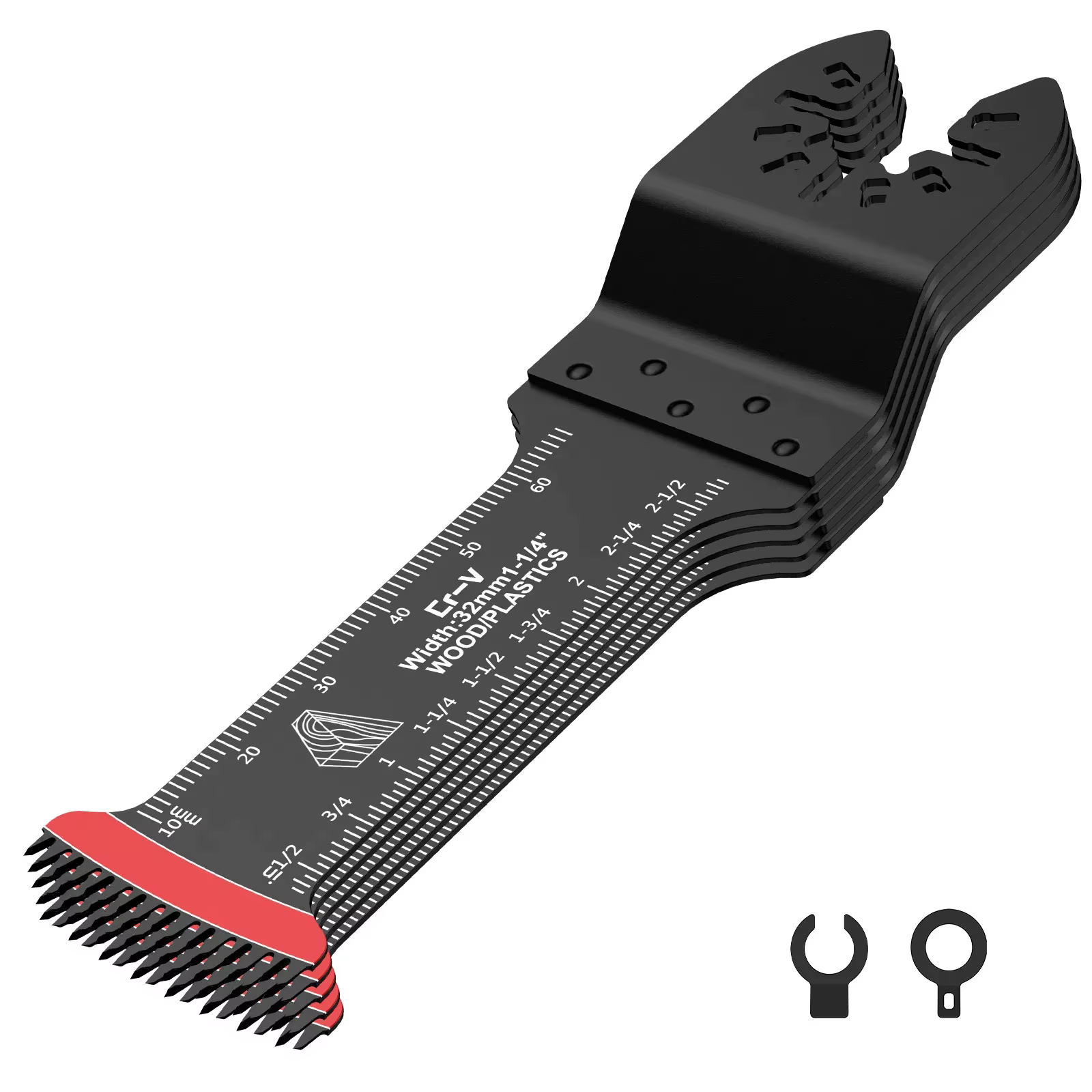 Ensemble de 5 lames de scie oscillante professionnelles universelles pour outils multifonctions