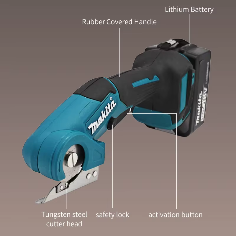 Ciseaux à tapis sans fil Makita